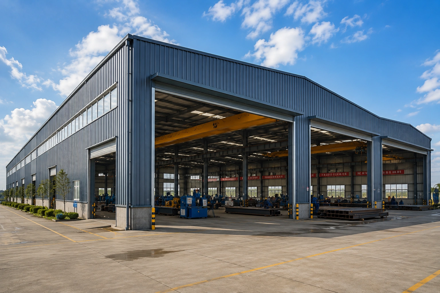 Steel workshop