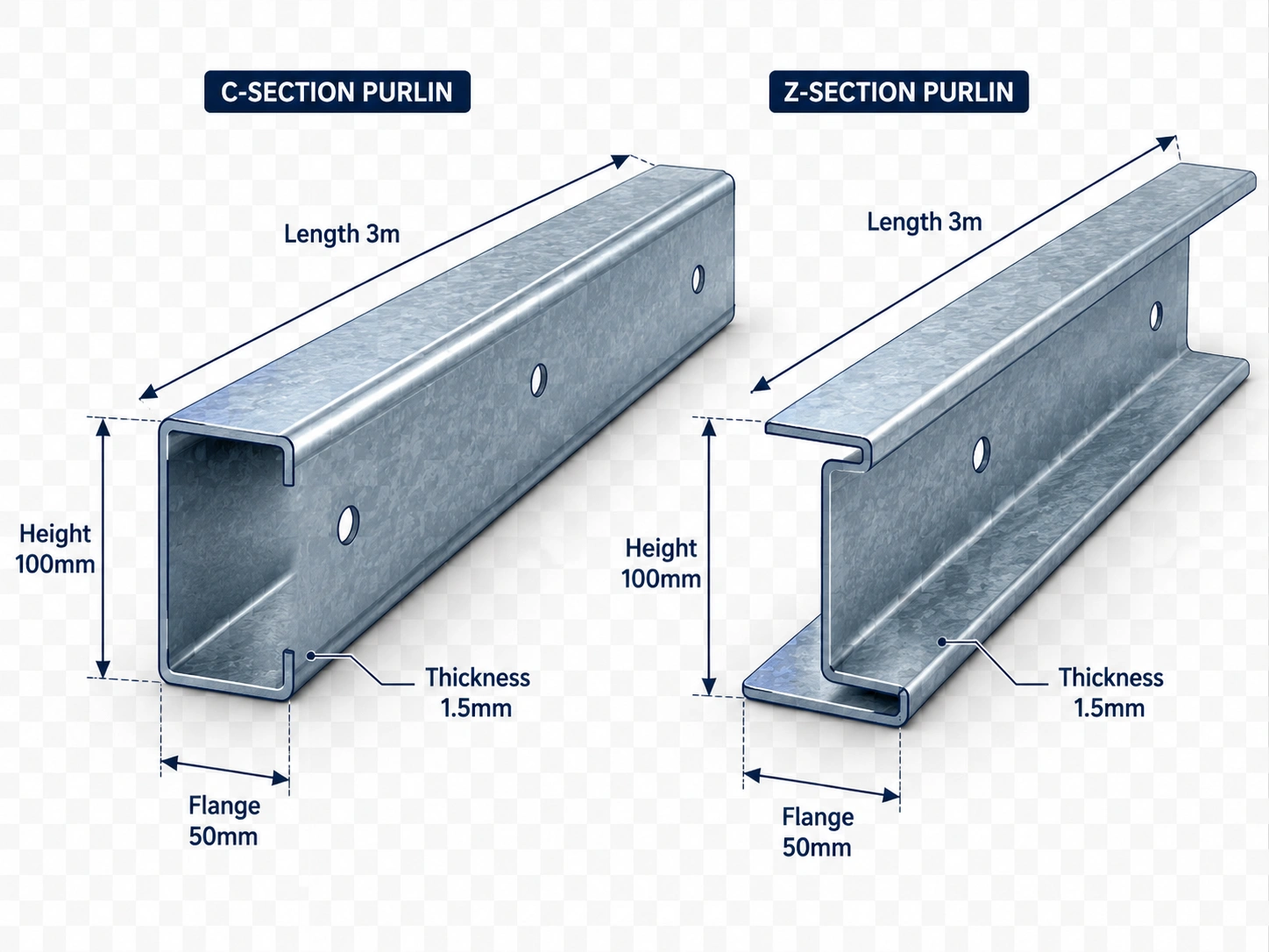 Small - Premium Structural Steel Component by Welldone Steel