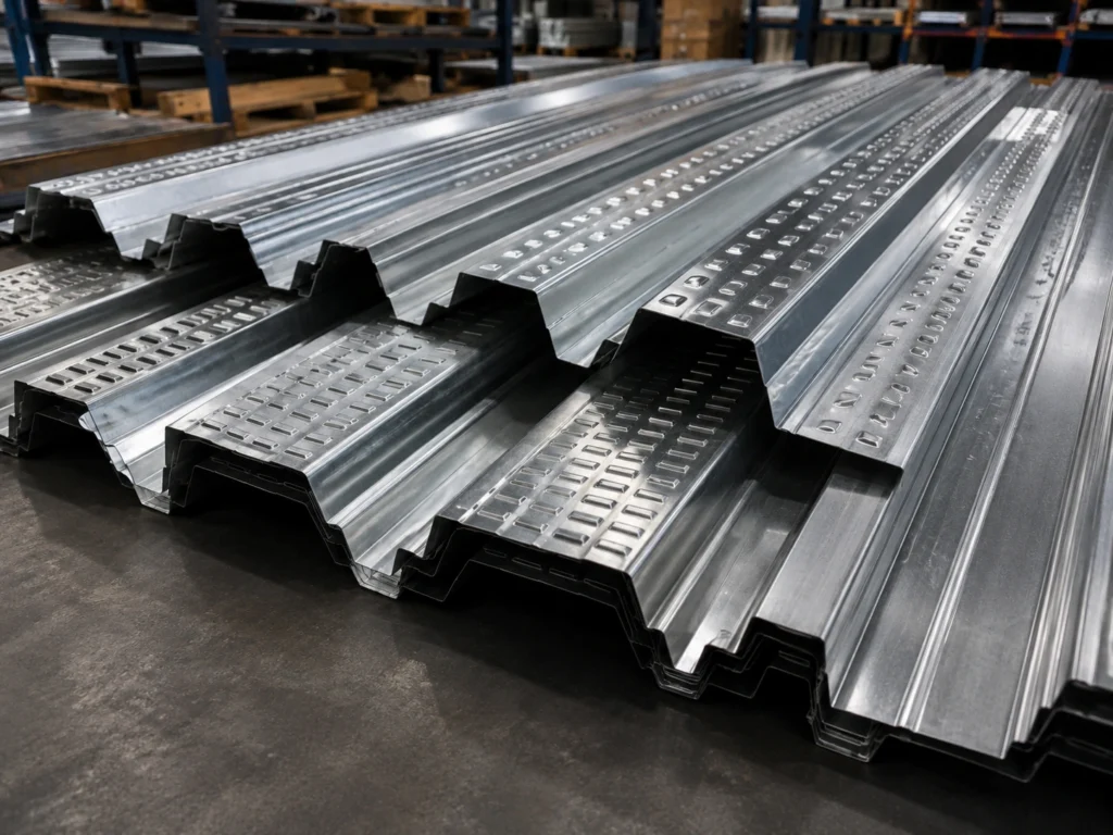 09 Composite Decking Profile Close Up - Premium Structural Steel Component by Welldone Steel