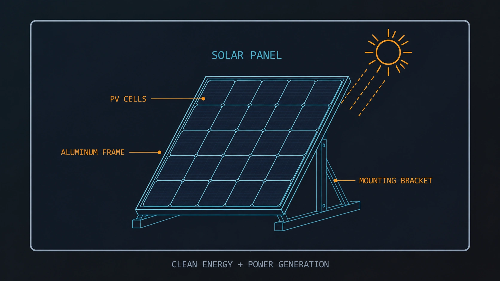 Solar Panel Diagram - Premium Structural Steel Component by Welldone Steel