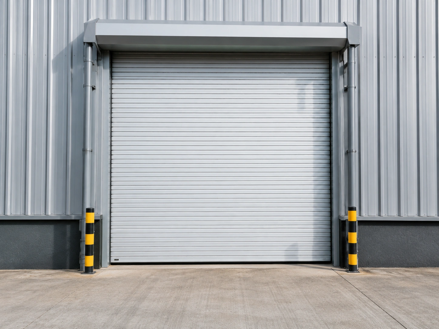 Roller Shutter Door Industrial Facility Exterior - Premium Structural Steel Component by Welldone Steel