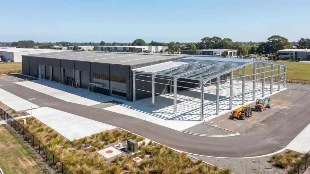 steel building future expansion
