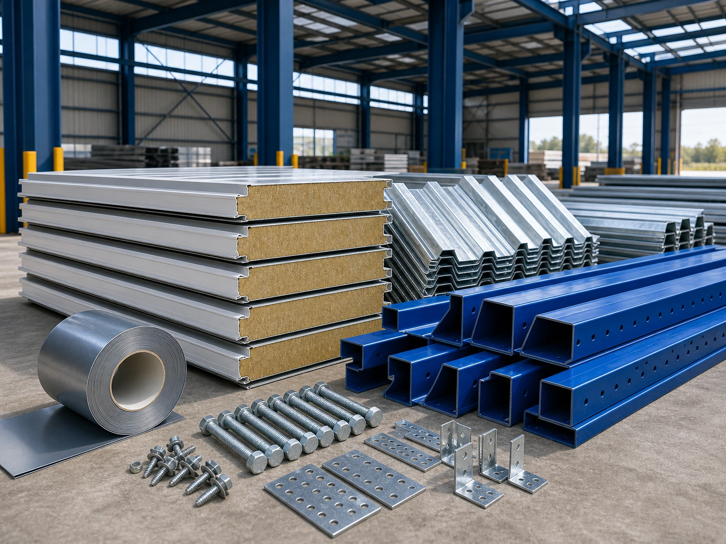 Steel Building Materials - Premium Structural Steel Component by Welldone Steel
