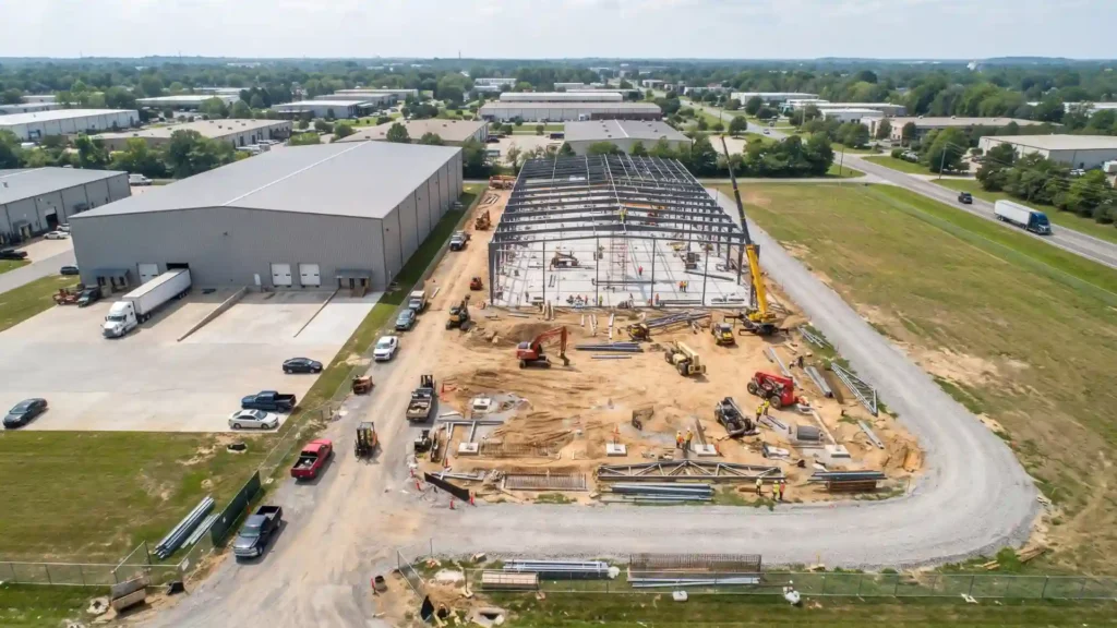 Steel warehouse site planned for future expansion